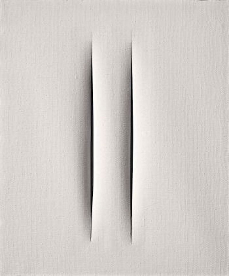 Concetto spaziale, Attese by Lucio Fontana