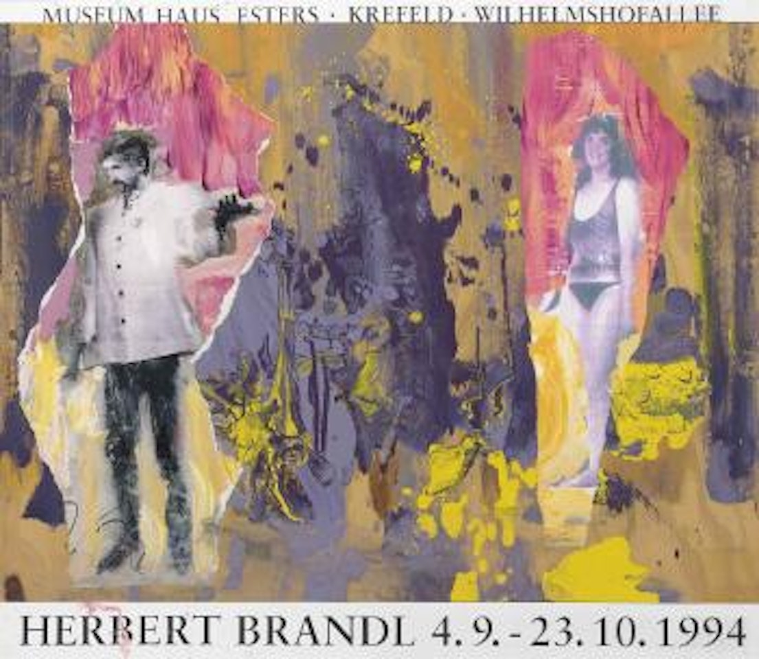 Poster Design (Herbert Brandl, Krefeld) by Franz West