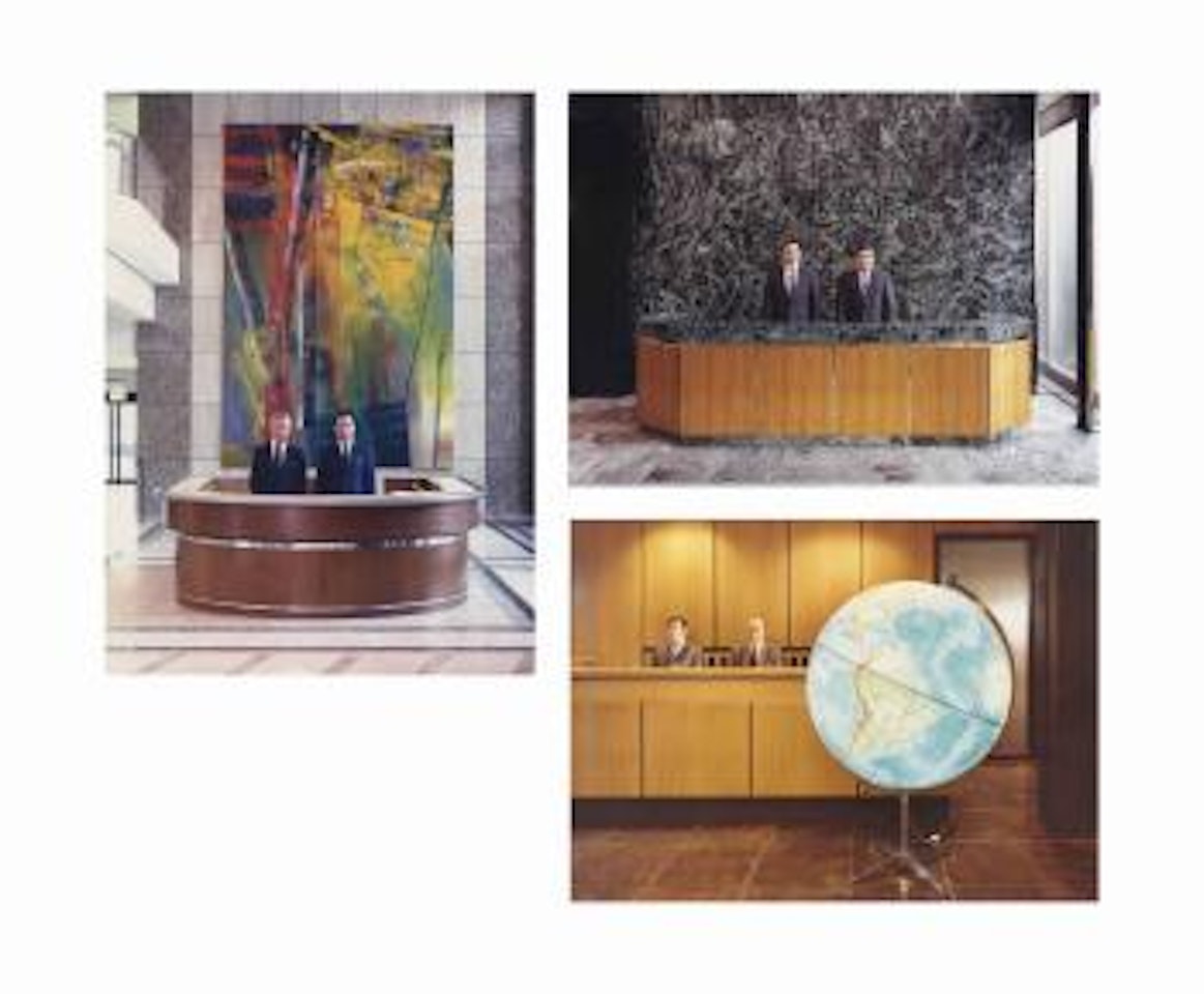 (i) Victoria Versicherung (Victoria Insurance); (ii) Pförtner, Provinzial, Düsseldorf (Desk Attendants, Provinzial, Dusseldorf); (iii) Salzgitter Düsseldorf by Andreas Gursky