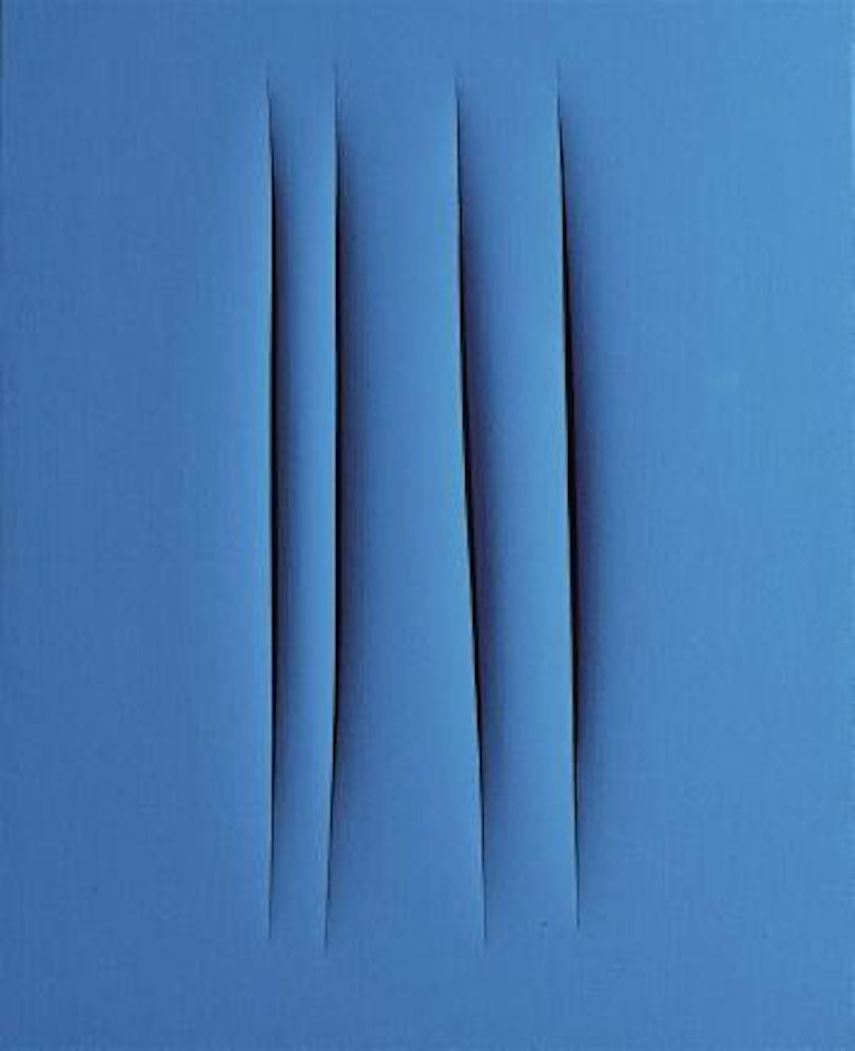 Concetto spaziale, Attese by Lucio Fontana