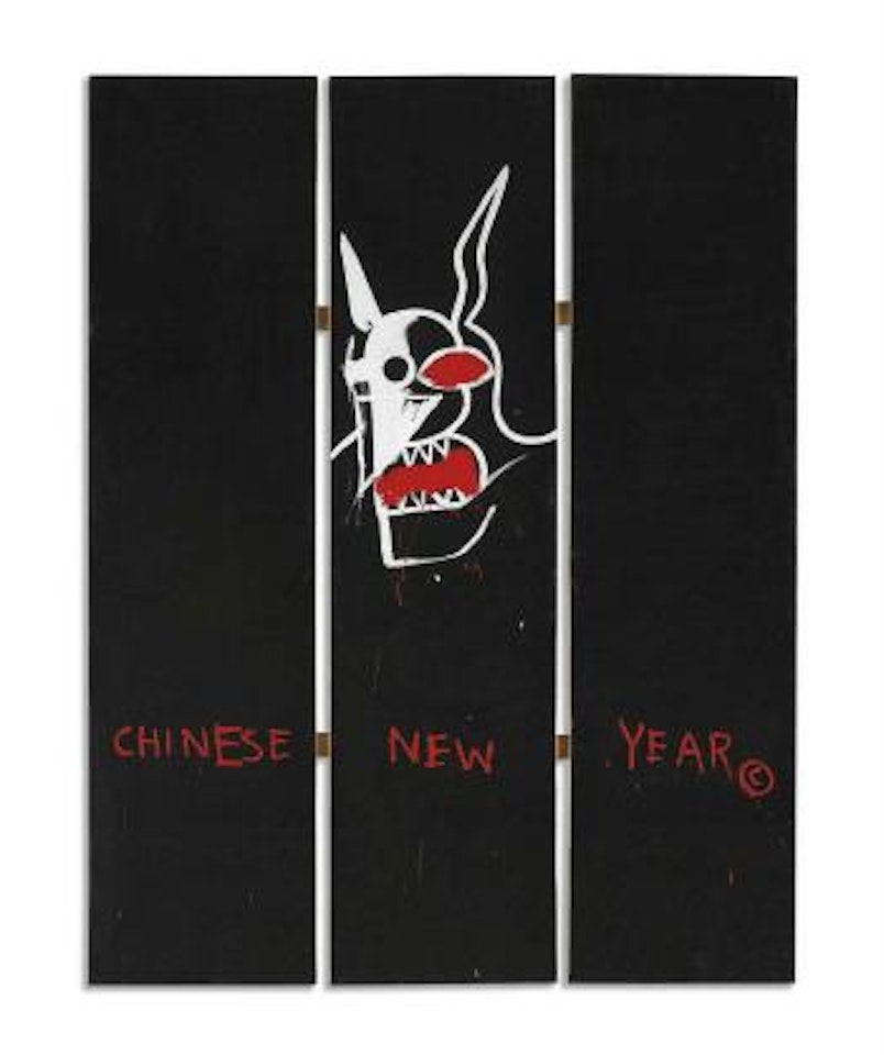 Year of the Boar by Jean-Michel Basquiat
