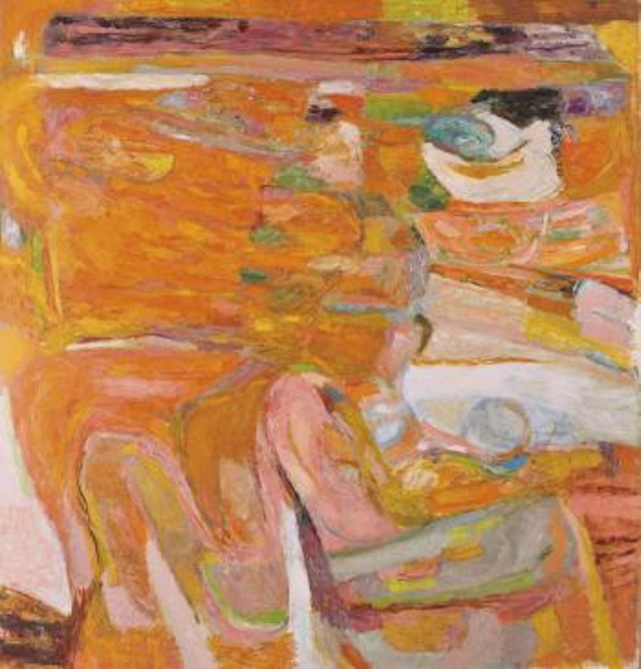 Femmes sur un banc (Women on a bench) by Shafic Abboud