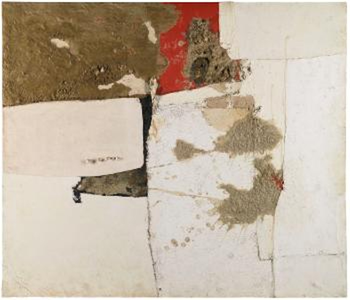 Bianco-rosso (T T X) by Alberto Burri