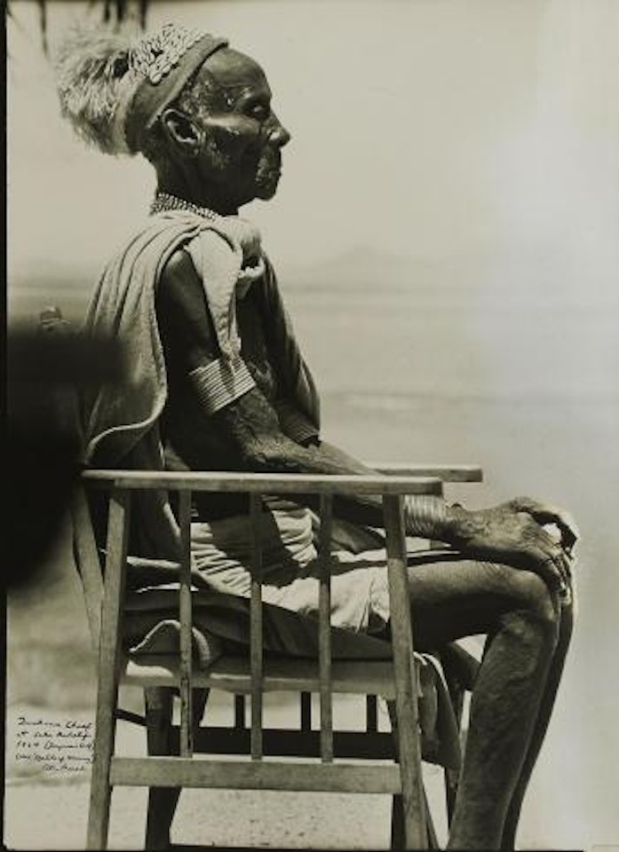 Turkana Chief at Lake Rudolf, Ferguson's Gulf, from Eyelids of Morning by Peter Beard