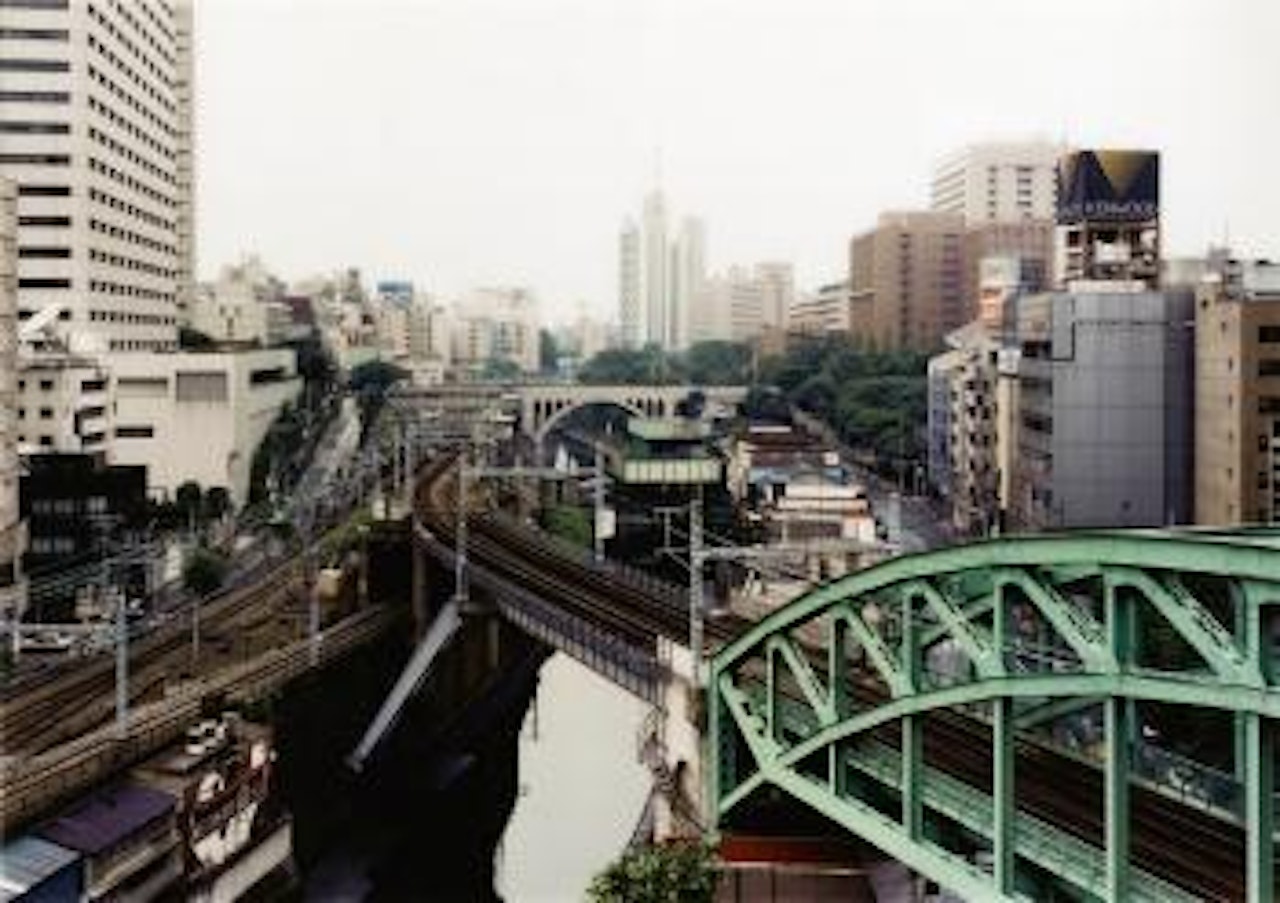 Green Rail Road Bridge, Tokyo by Thomas Struth