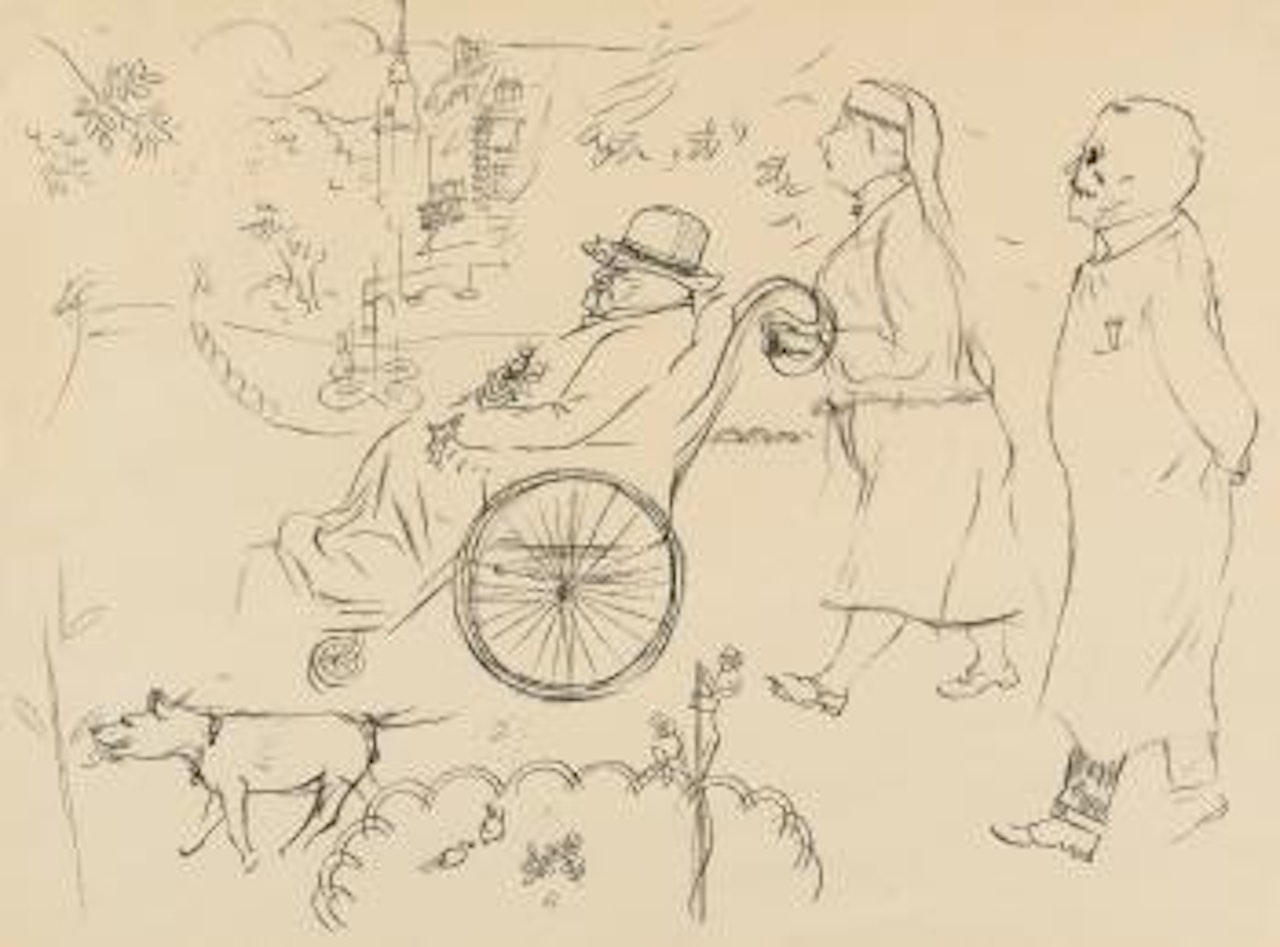 Der Weg Allen Fleisches by George Grosz