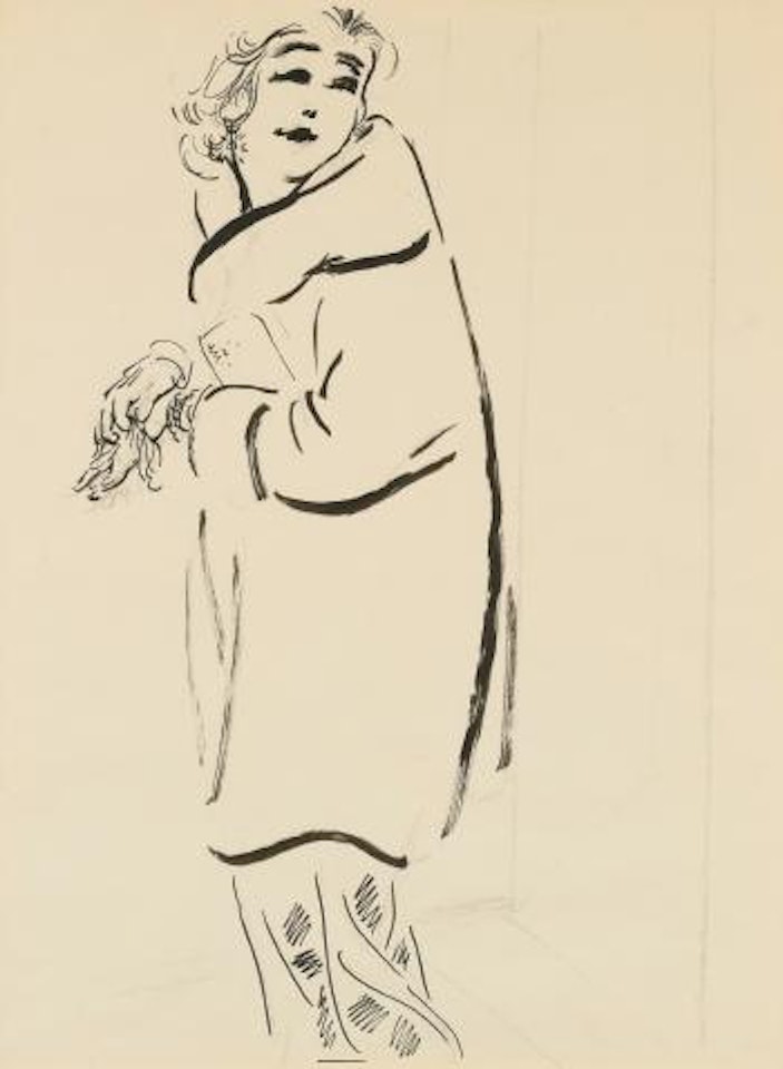 Woman In An Evening Gown by George Grosz