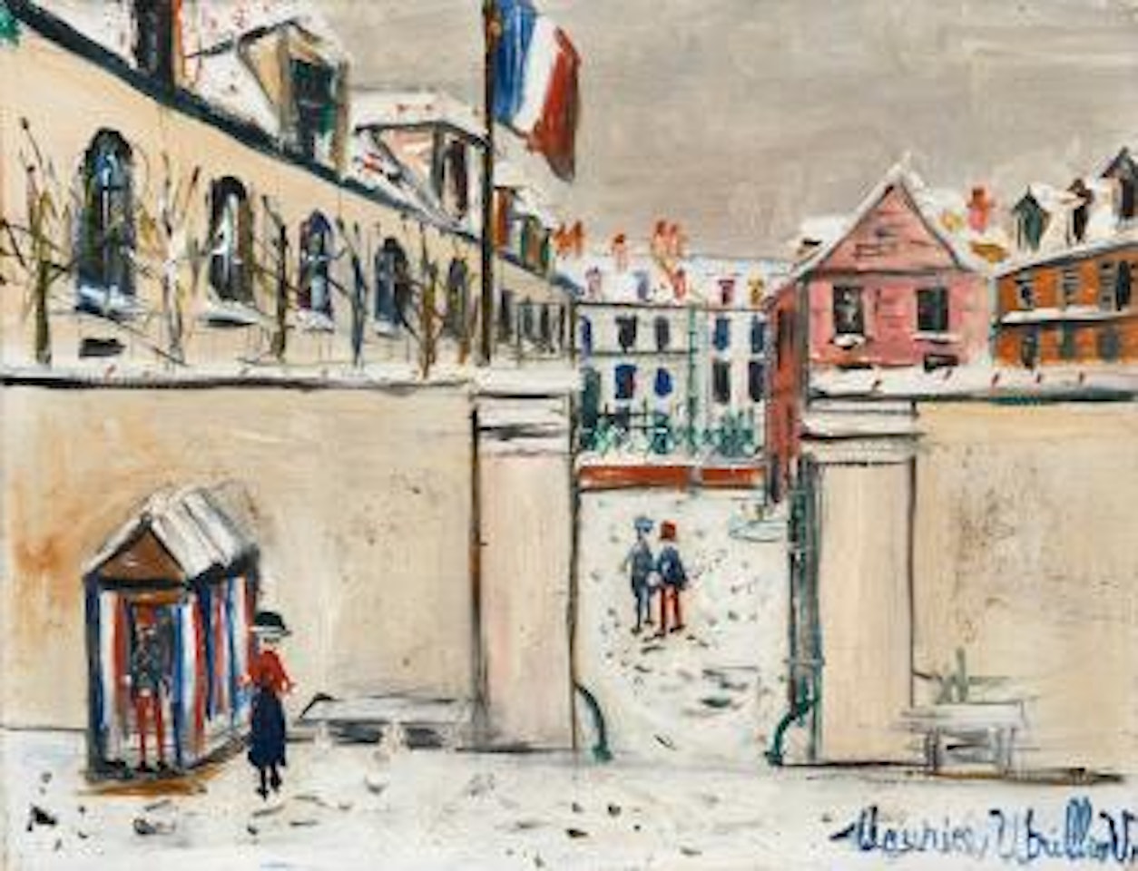 La Caserne À Soissons by Maurice Utrillo