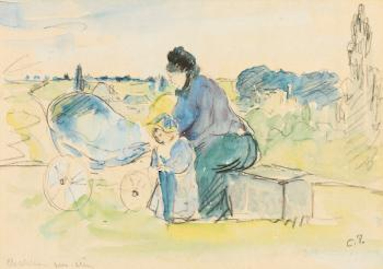 Au Parc by Camille Pissarro