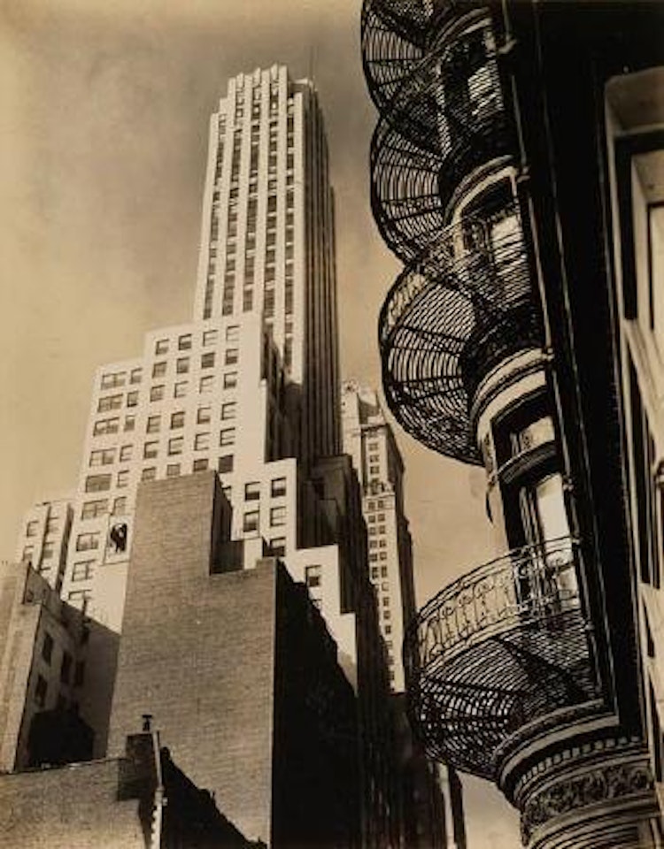 Murray Hill hotel, spiral by Berenice Abbott