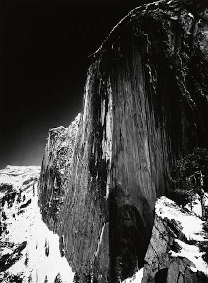 Monolith, the face of Half Dome, Yosemite National Park by Ansel Adams