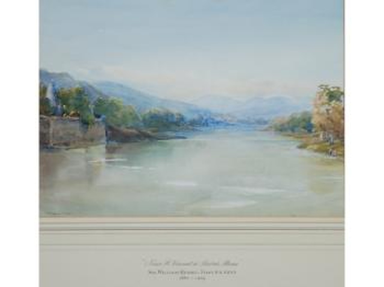 Near St Vincent de Barres, Rhone by William Russell Flint