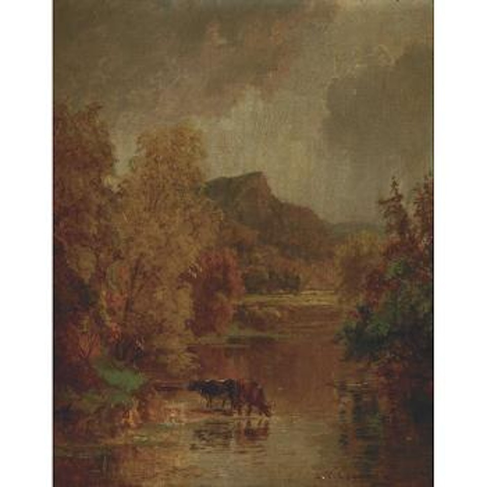 Cows Watering by Jasper Francis Cropsey