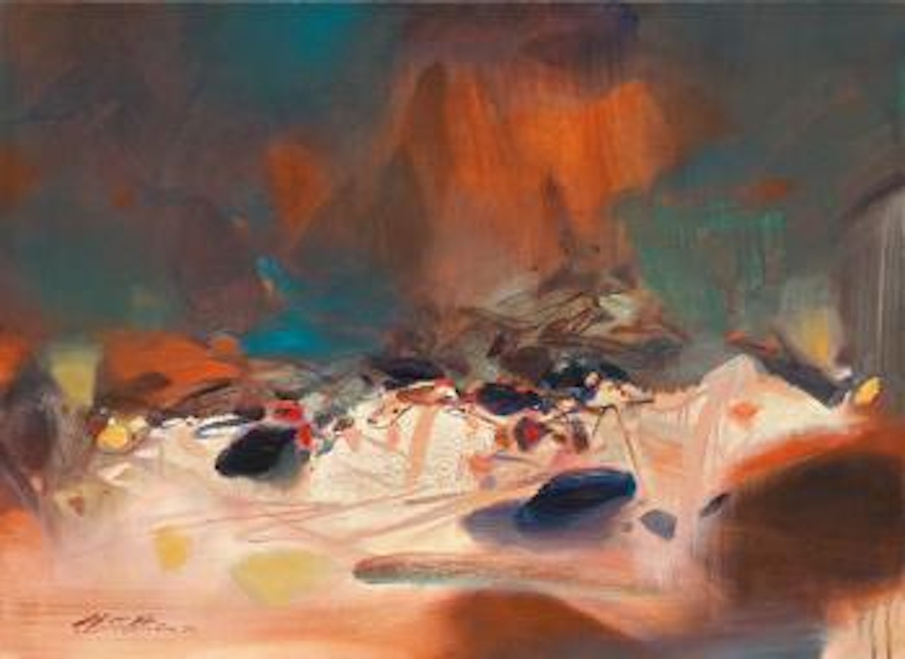 Horizon Divers by Chu Teh-Chun