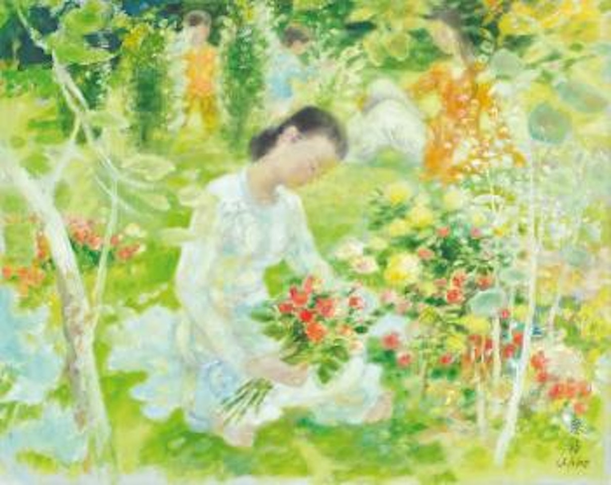 La Cueillette Des Roses (Picking Roses) by Le Pho