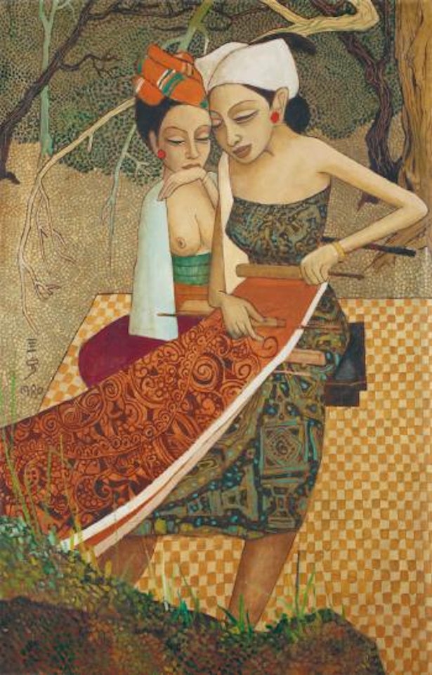 Two Sisters by Cheong Soo Pieng