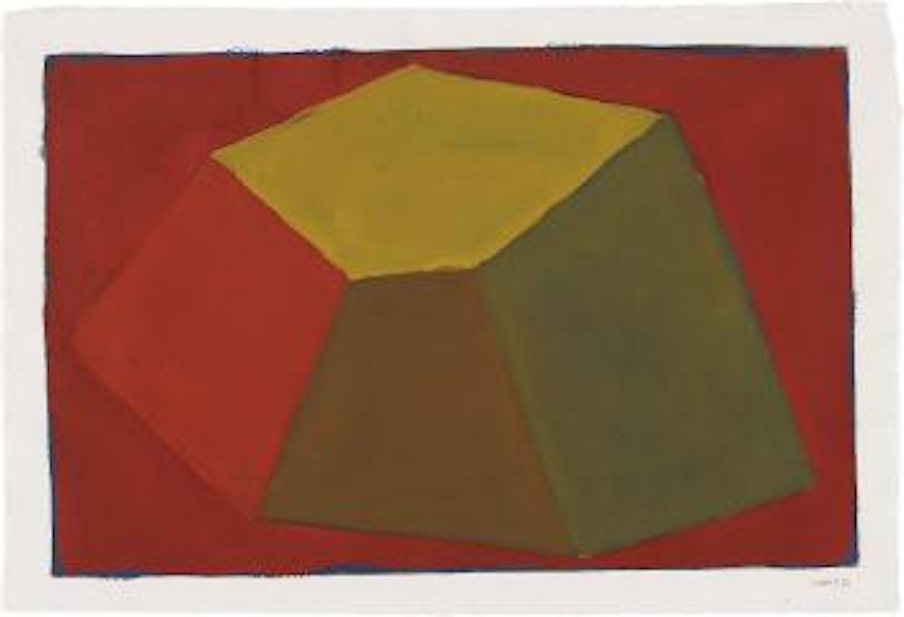 Flat-top pyramid by Sol LeWitt
