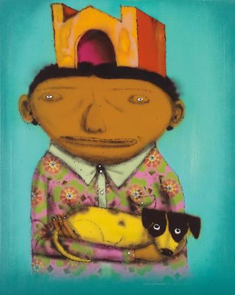 Boy with Dog by Osgemeos