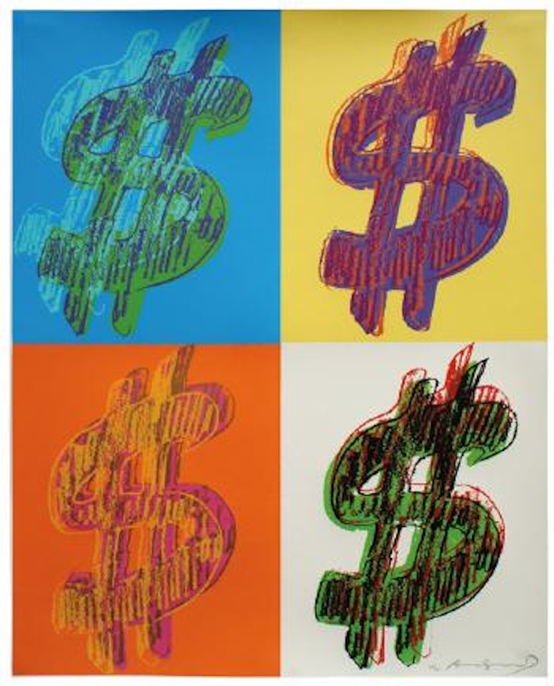 $ (Quadrant) by Andy Warhol