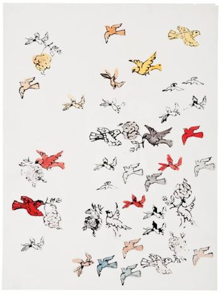 Birds and Flowers by Andy Warhol