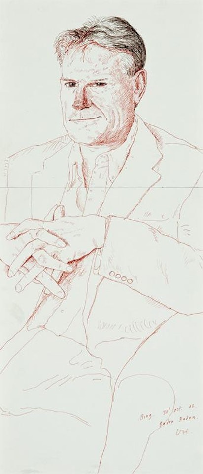 Bing, Baden Baden by David Hockney