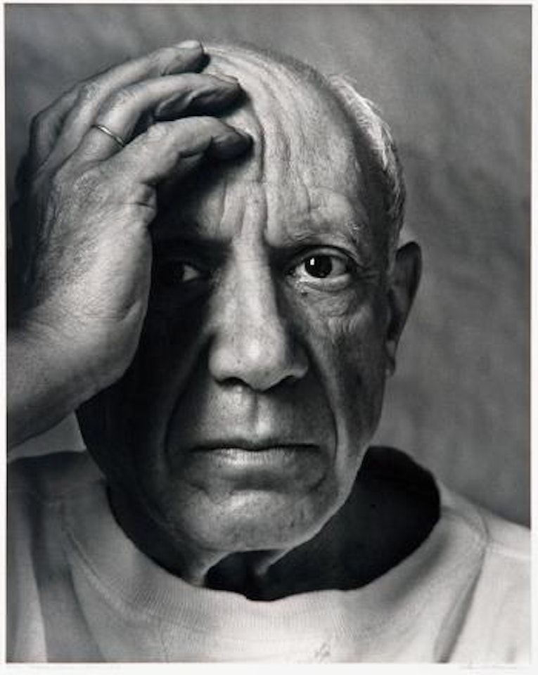 Pablo Picasso, Vallauris, 1954 by Arnold Newman