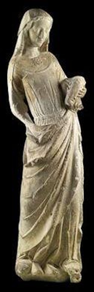 Gothic Madonna with Child by French School
