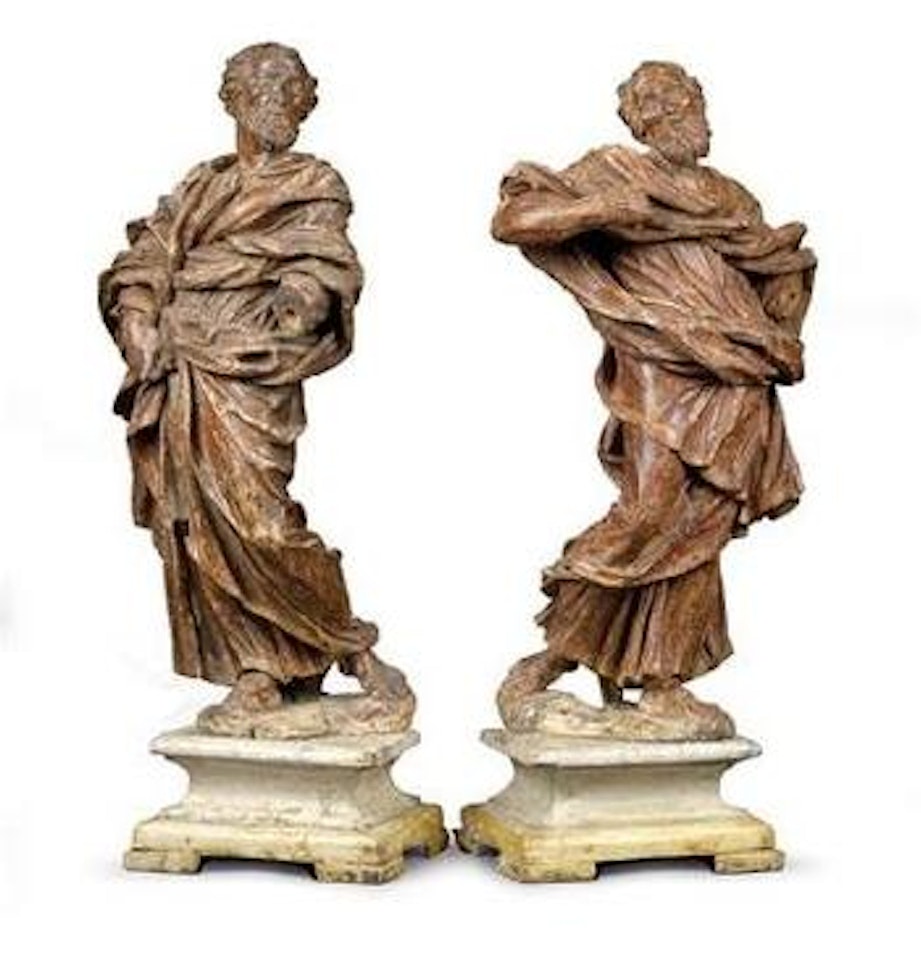 Pair of apostles by Italian School