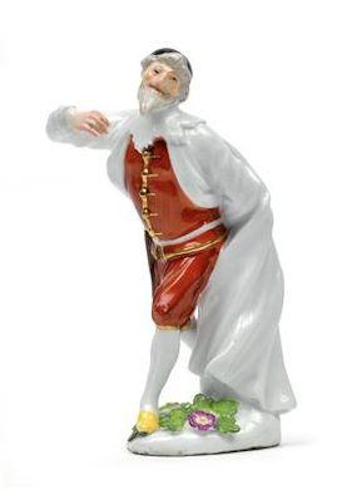 Pantalone from the "commedia dell'arte" by Johann Joachim Kandler by Peter Reinicke