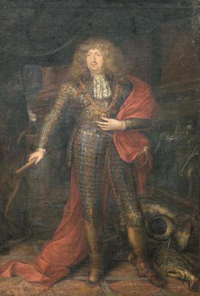 Ritratto di Maffeo Barberini principe di Palestrina in armatura con il collare del toson d'oro by Roman School