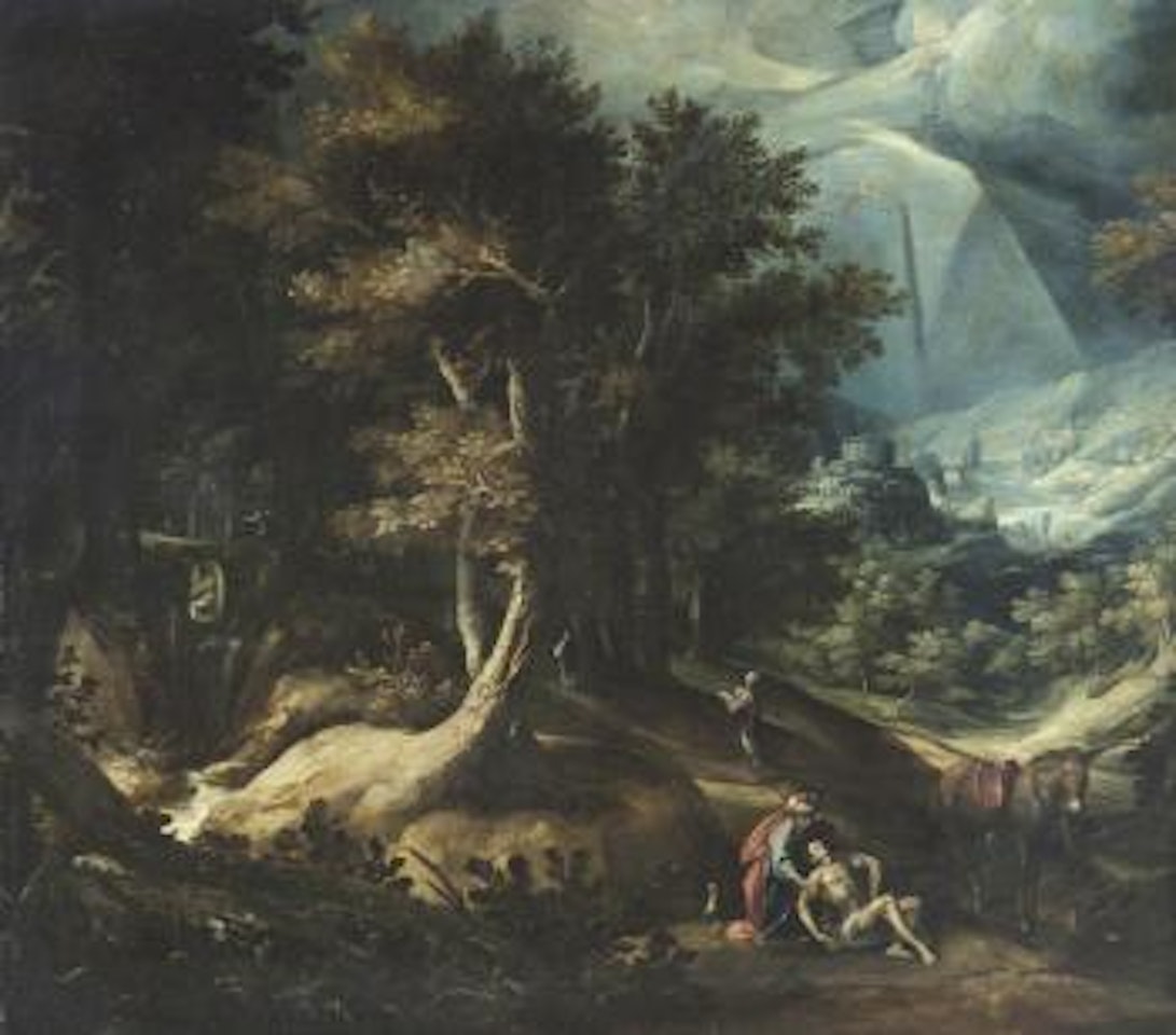 Paesaggio con il buon samaritano by Paul Bril