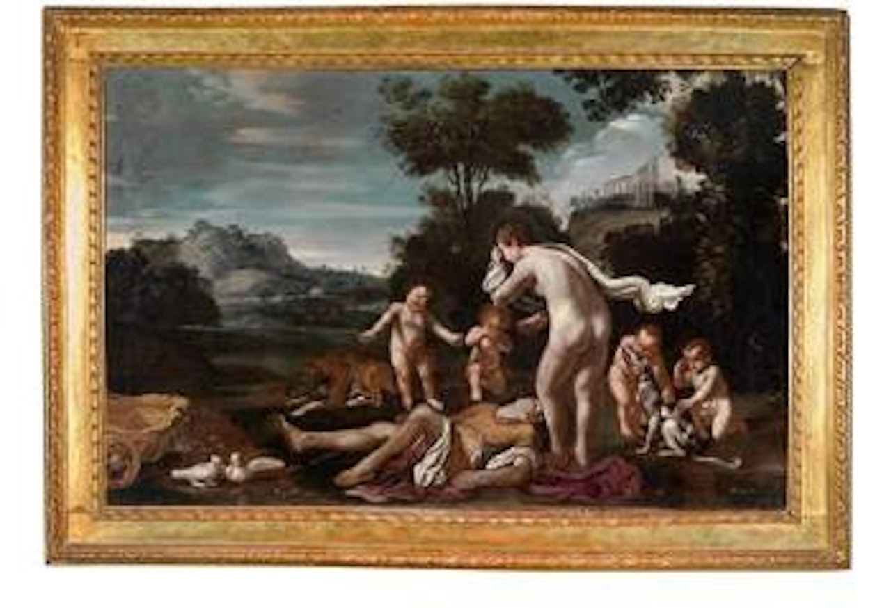 The Death of Adonis by Guercino