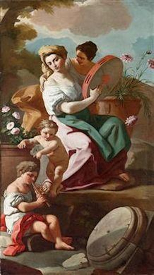 Allegory of Spring; and Allegory of Autumn by Francesco de Mura