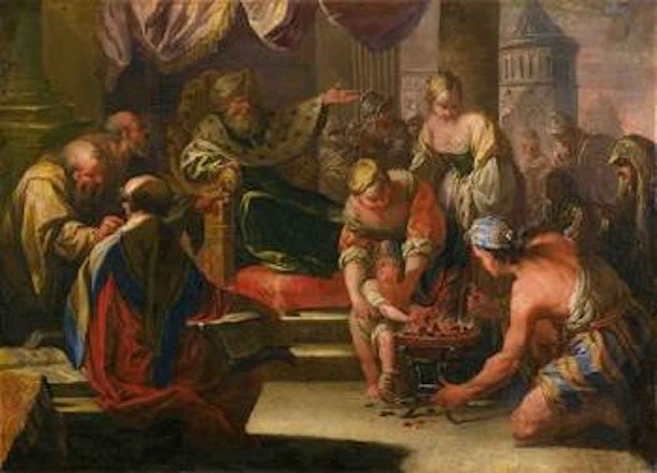 The Trial of Moses by Fire by Venetian School