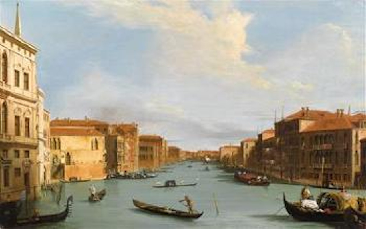 The Canal Grande in Venice by Giuseppe Bernardino Bison