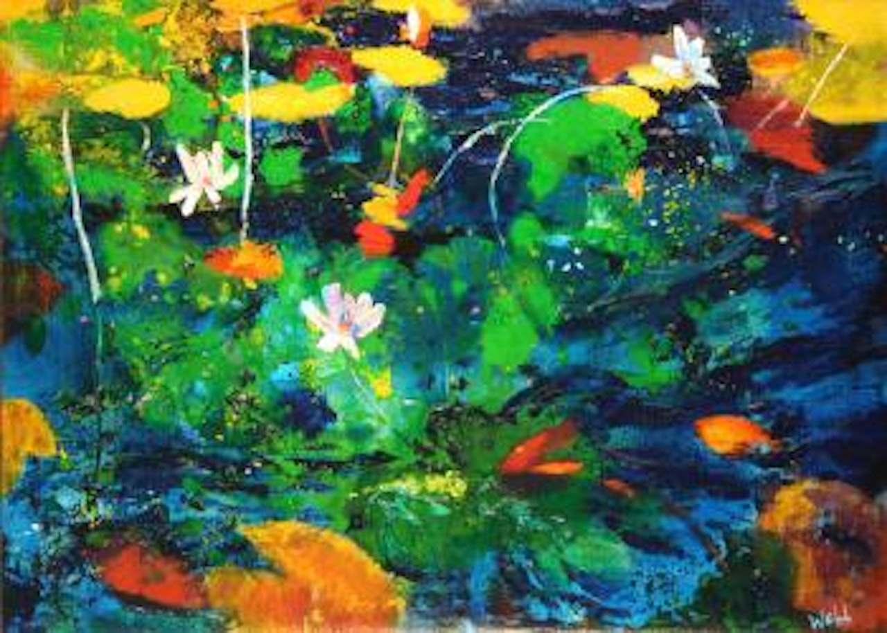 Shades of deepest blue by Kenneth Webb