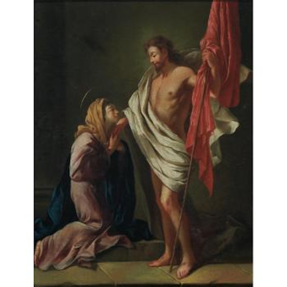 The Resurrected Christ Appearing To The Virgin Mary by Jean Tassel