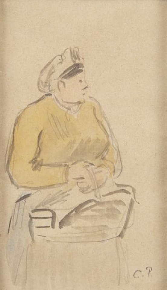 Paysanne by Camille Pissarro
