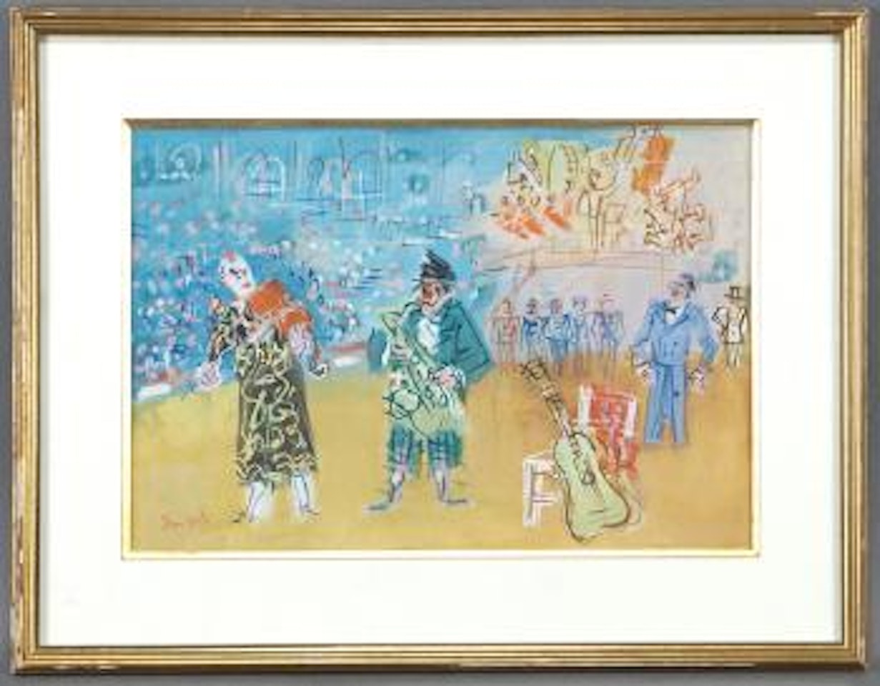 Clowns musiciens by Jean Dufy