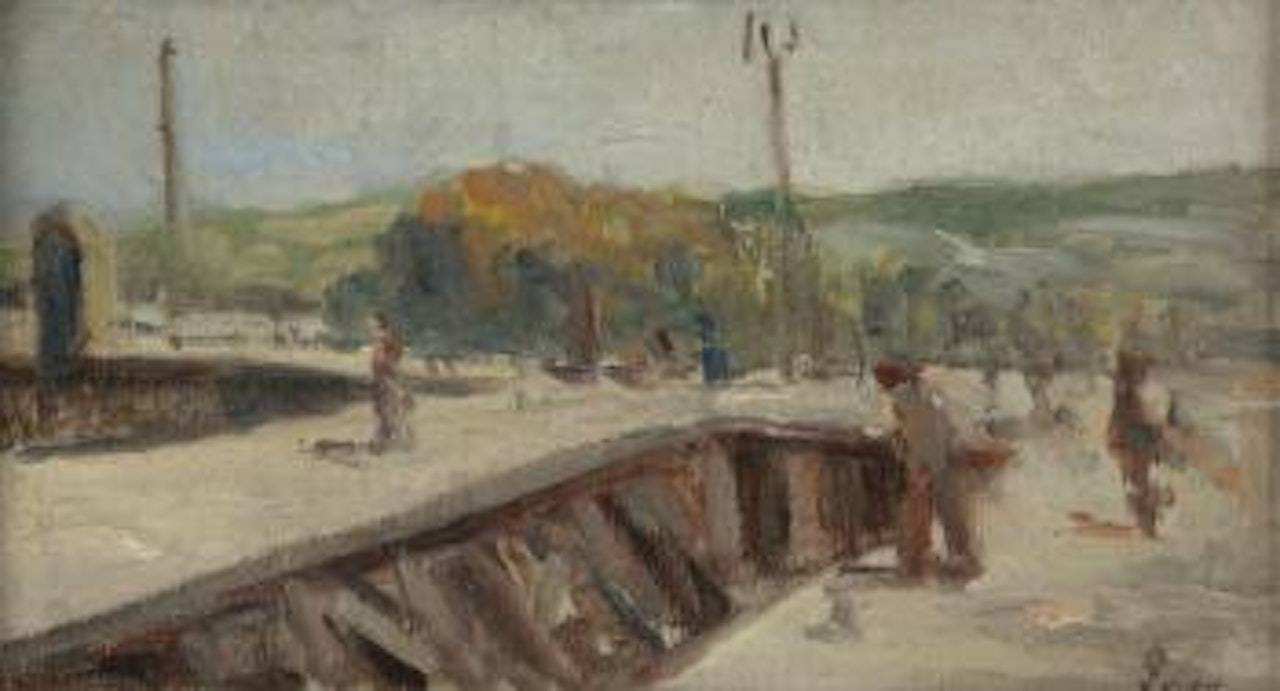 L'excavation by Maximilien Luce