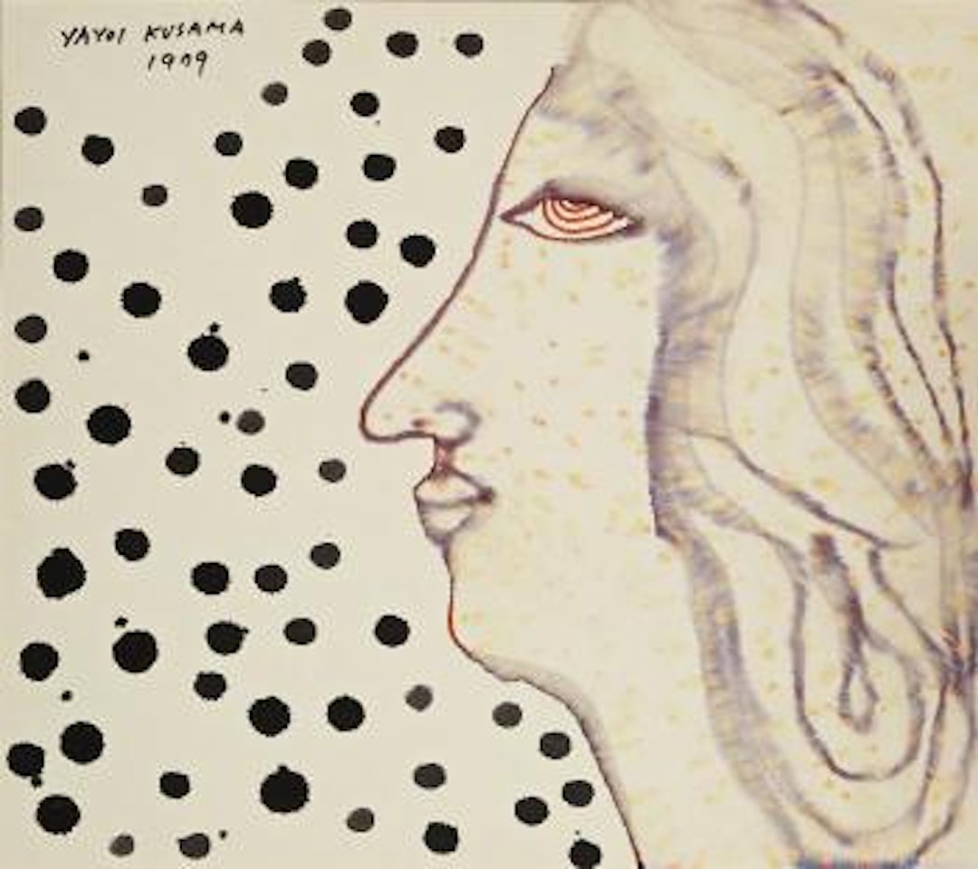 Woman And Rain by Yayoi Kusama
