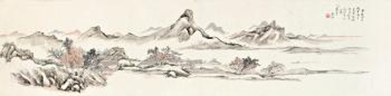 Studio In Spring Mountains by Huang Binhong