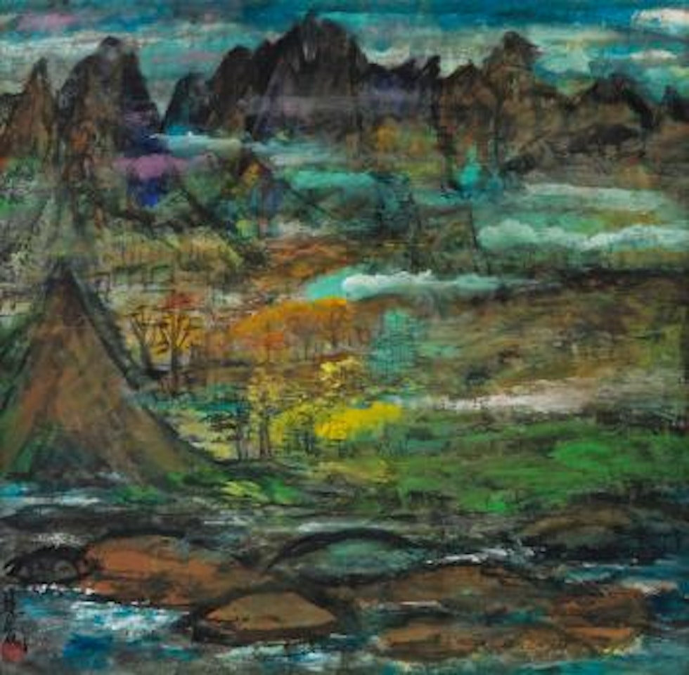 Scenery Of The Mountains by Lin Fengmian