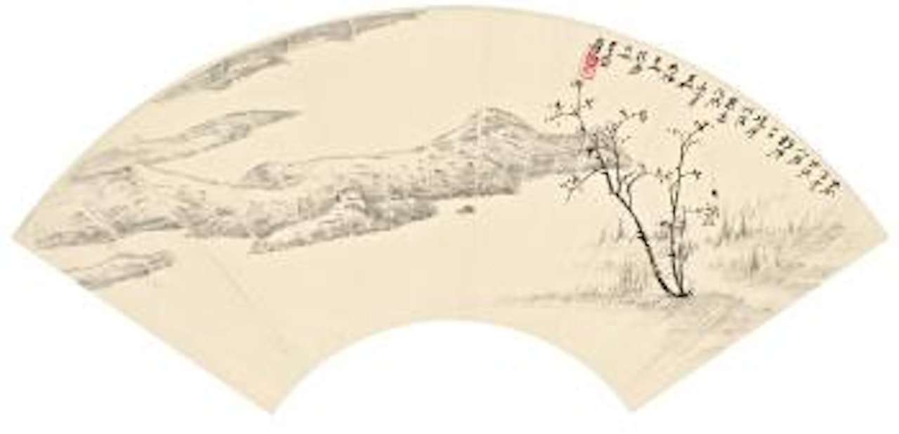 Returning Fisherman At Sunset by Zhang Daqian