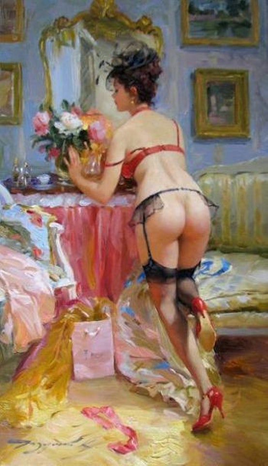 Près du miroir by Constantin Razoumov