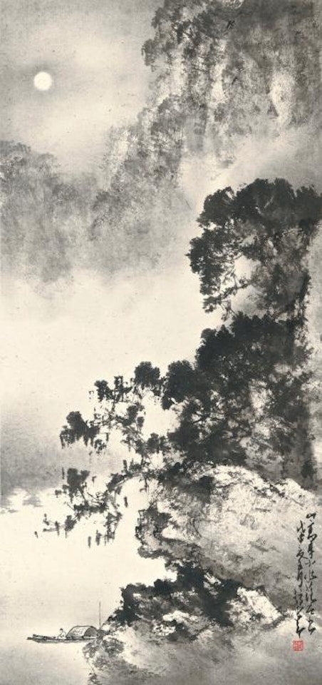 Boating In The Moonlight by Zhao Shao'ang
