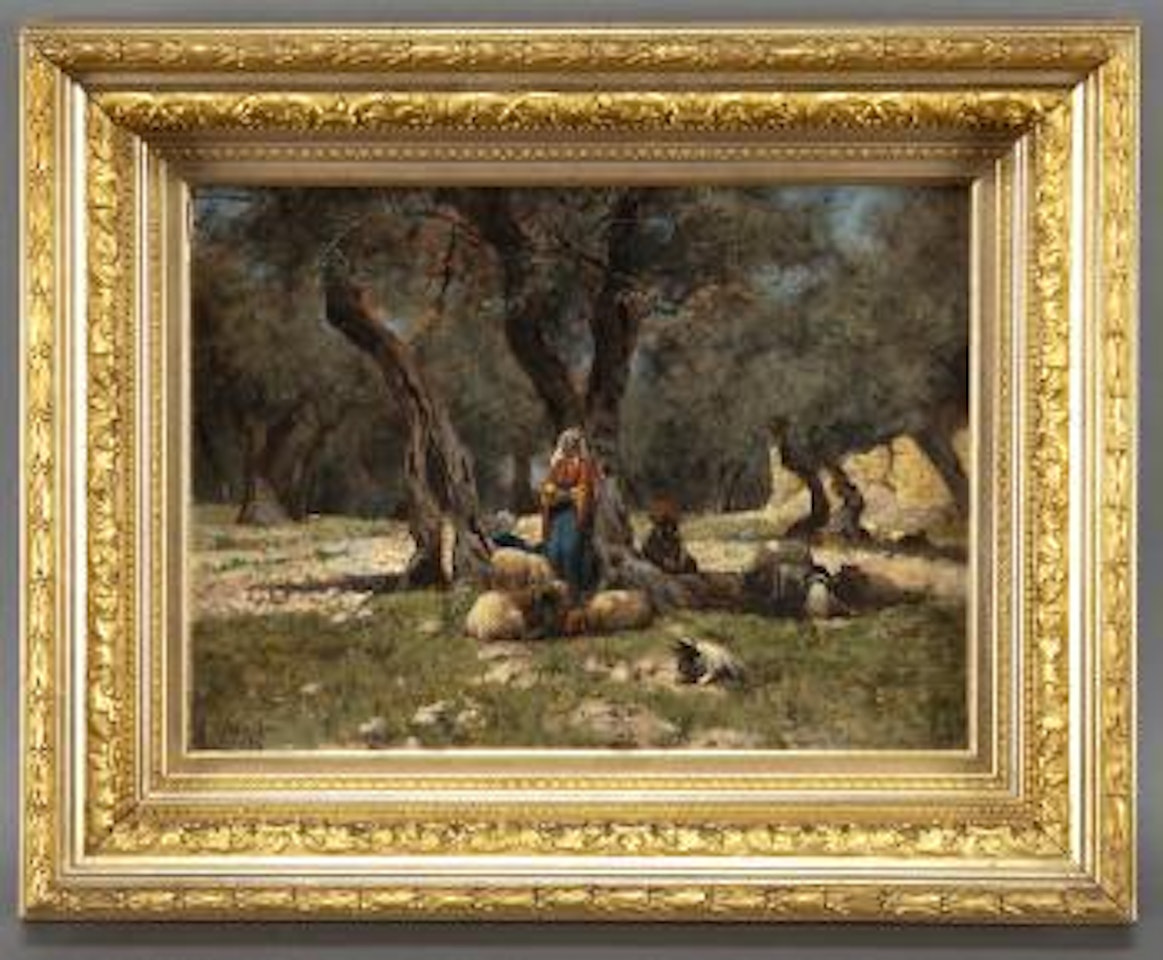 In the olive grove by Edwin Lord Weeks