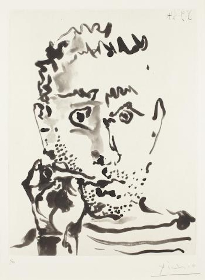 Fumeur V (Smoker V) by Pablo Picasso