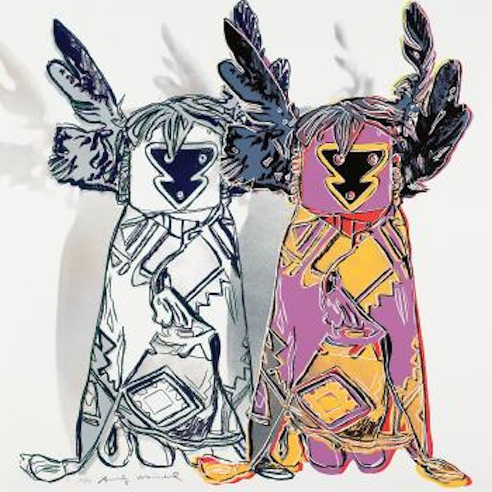 Kachina Dolls, from Cowboys and Indians by Andy Warhol