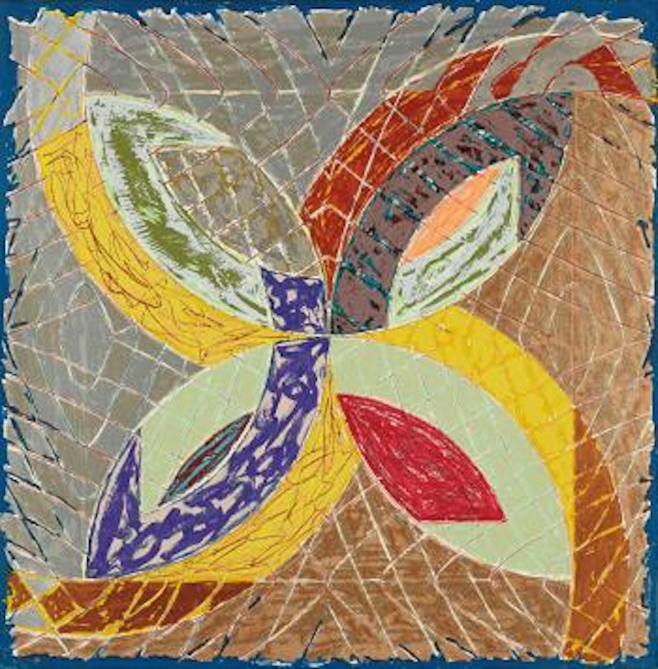 Polar Co-Ordinates Variant IIIa, from Polar Co-Ordinates for Ronnie Peterson series by Frank Stella